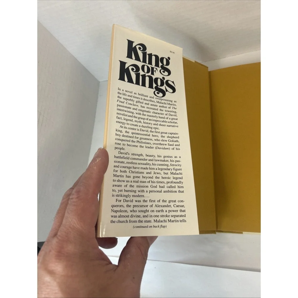 King of‎ Kings : A Novel Of The Life Of David Hardcover Malachi Martin Read
